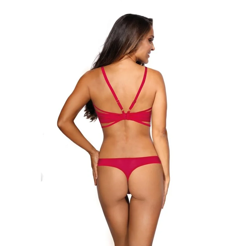 Bustier rot mit offenen Cups V-9671 von Axami kaufen | Fesselliebe 2