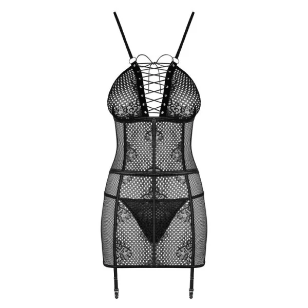 Basitta Chemise & Tanga schwarz von Obsessive kaufen | Fesselliebe