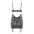 Basitta Chemise & Tanga Schwarz von Obsessive
