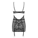 Basitta Chemise & Tanga Schwarz von Obsessive | Fesselliebe.de