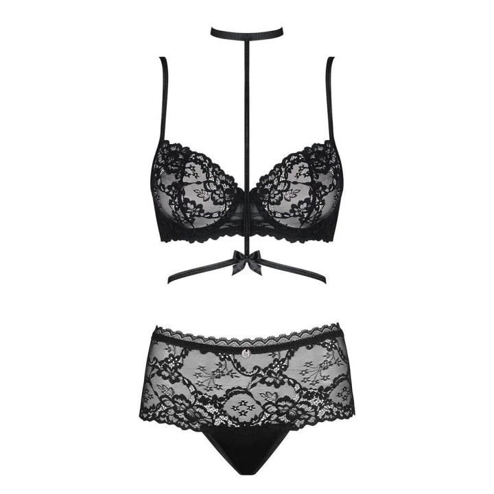 Raquelia 2er Set Schwarz von Obsessive | Fesselliebe.de