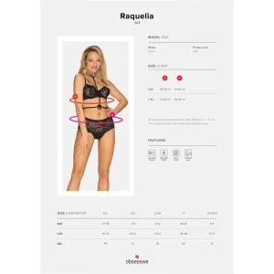 Raquelia 2er Set Schwarz von Obsessive