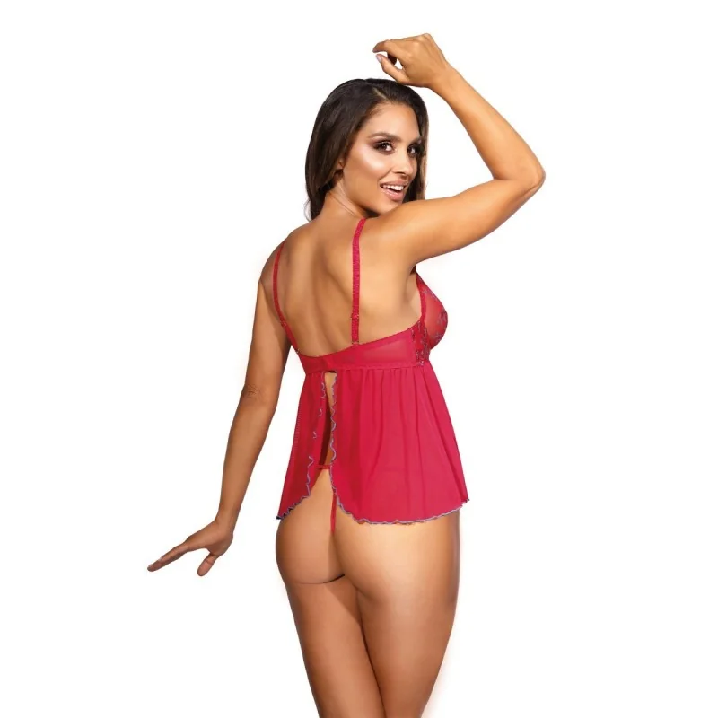 Babydoll & String rot V-9679 von Axami kaufen | Fesselliebe 2