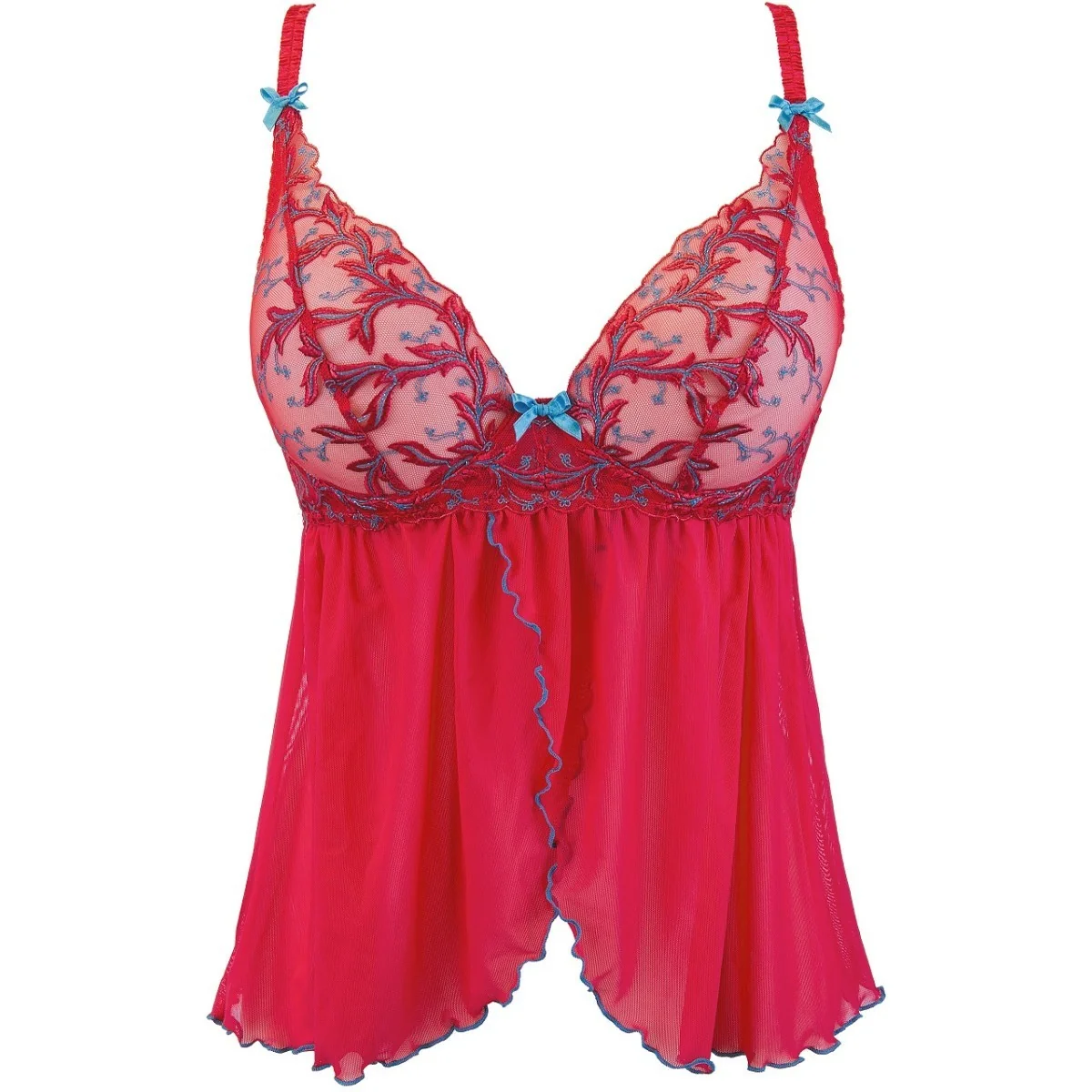 Babydoll & String rot V-9679 von Axami kaufen | Fesselliebe