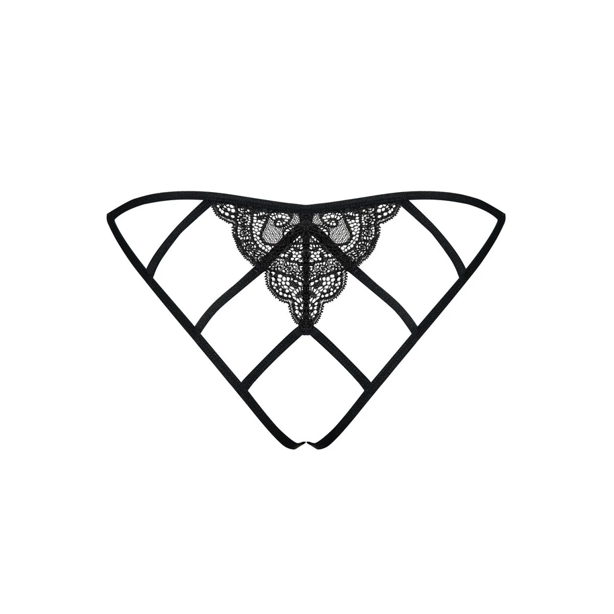 Miamor Offener Schritt Höschen Schwarz von Obsessive | Fesselliebe.de