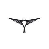 Offener Schritt Tanga Schwarz 831-Thc-1 von Obsessive | Fesselliebe.de