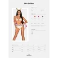 Neo Goldes Kostüm Pearl Size Plus von Obsessive Size Plus