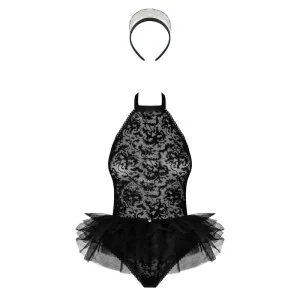 Frilles Kostüm Schwarz von Obsessive