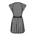 Romanesa Peignoir Schwarz von Obsessive