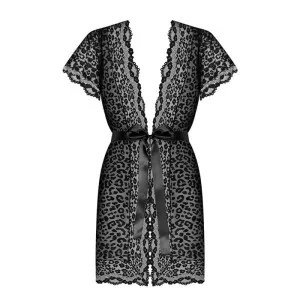 Giully Peignoir Schwarz von Obsessive