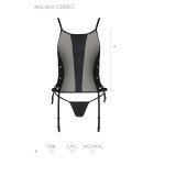 Malwia Korsett & Tanga Schwarz von Passion-Exklusiv | Fesselliebe.de