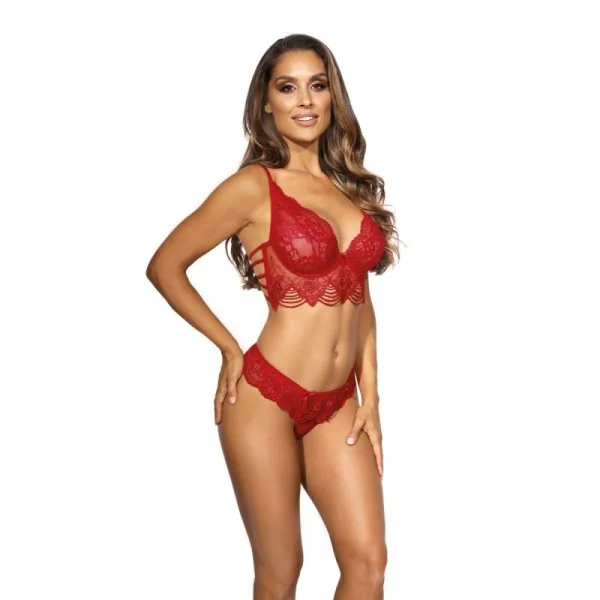 Bustier rot V-9691 von Axami kaufen | Fesselliebe