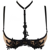 BH Schwarz mit Offenen Cups V-9661 von Axami | Fesselliebe.de