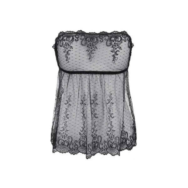 Babydoll & String schwarz V-9639 von Axami kaufen | Fesselliebe