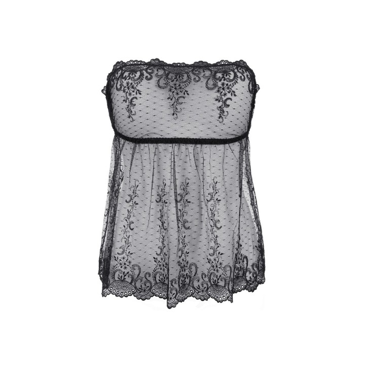 Babydoll & String Schwarz V-9639 von Axami | Fesselliebe.de