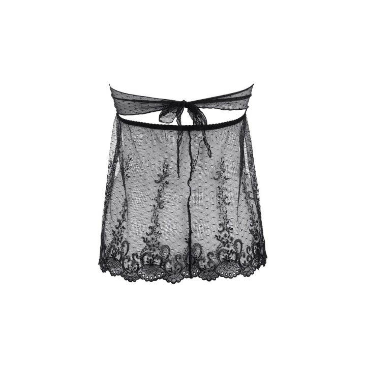 Babydoll & String Schwarz V-9639 von Axami | Fesselliebe.de