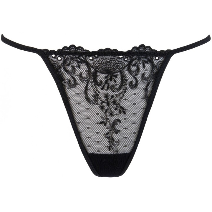 Babydoll & String Schwarz V-9639 von Axami | Fesselliebe.de