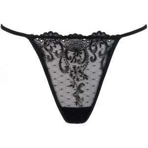 Babydoll & String Schwarz V-9639 von Axami