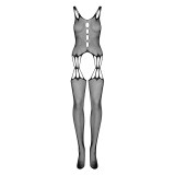 Bodystocking G321 Schwarz Size Plus von Obsessive | Fesselliebe.de