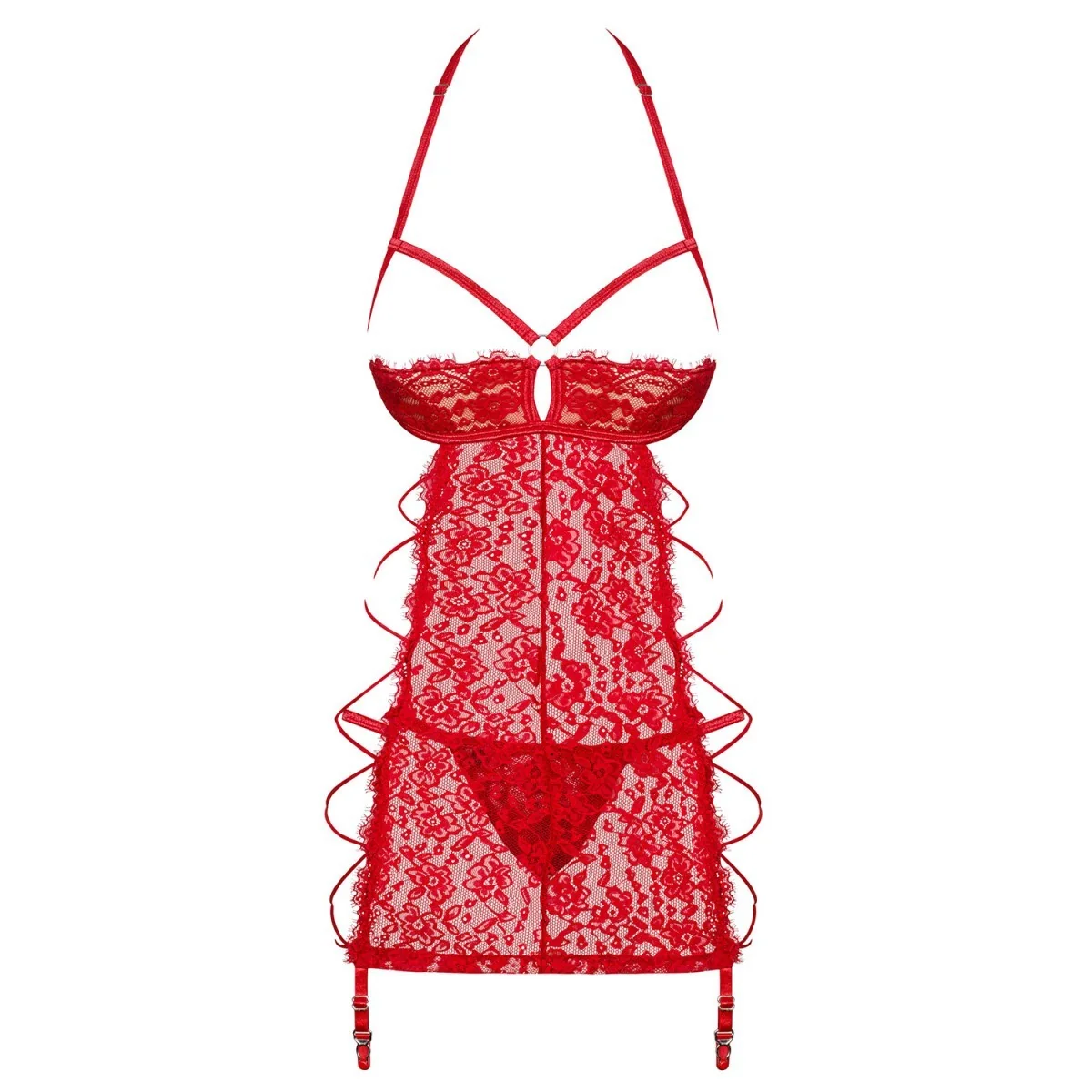 rotiosa Chemise & Tanga rot von Obsessive kaufen | Fesselliebe