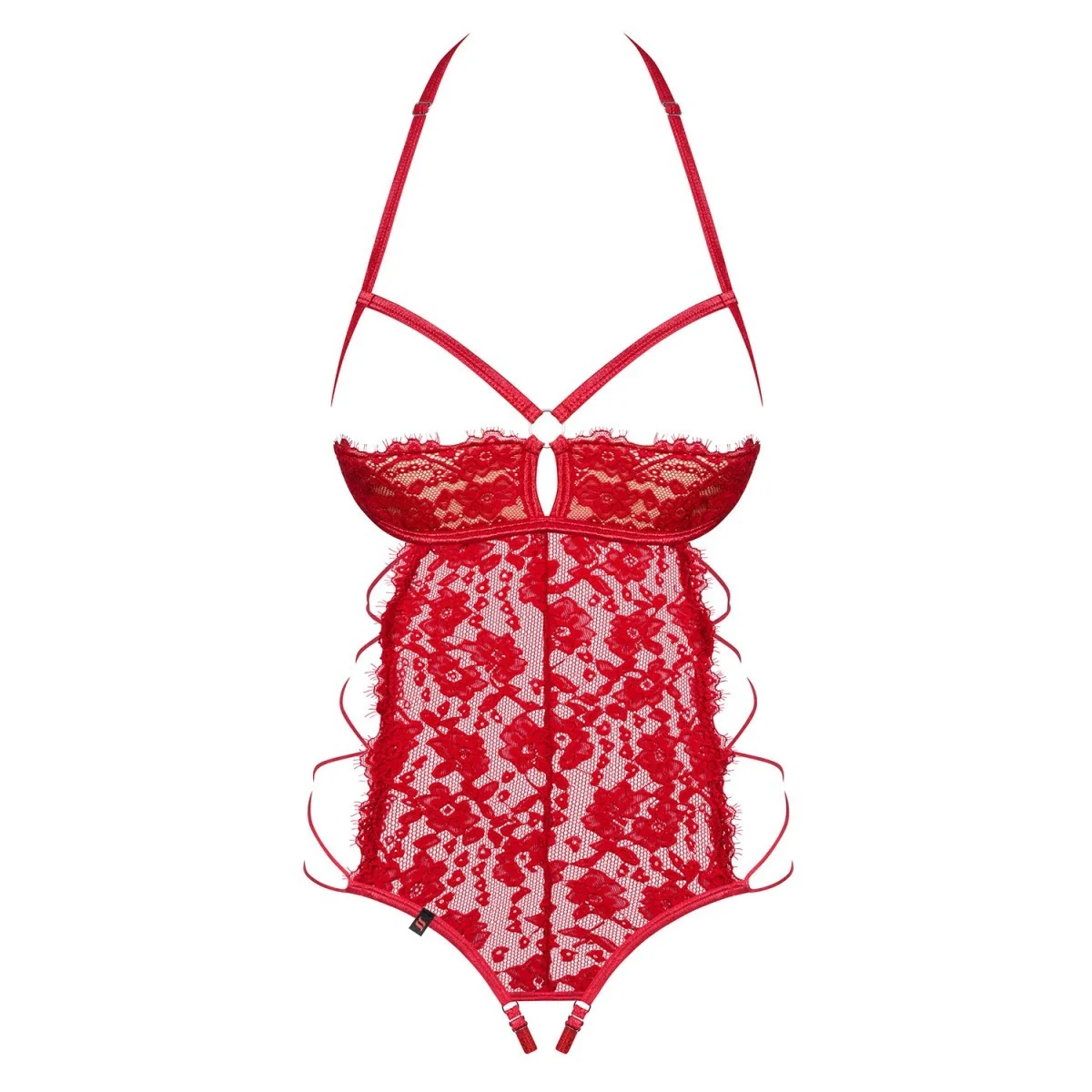 rotiosa offener Schritt Body rot von Obsessive kaufen | Fesselliebe