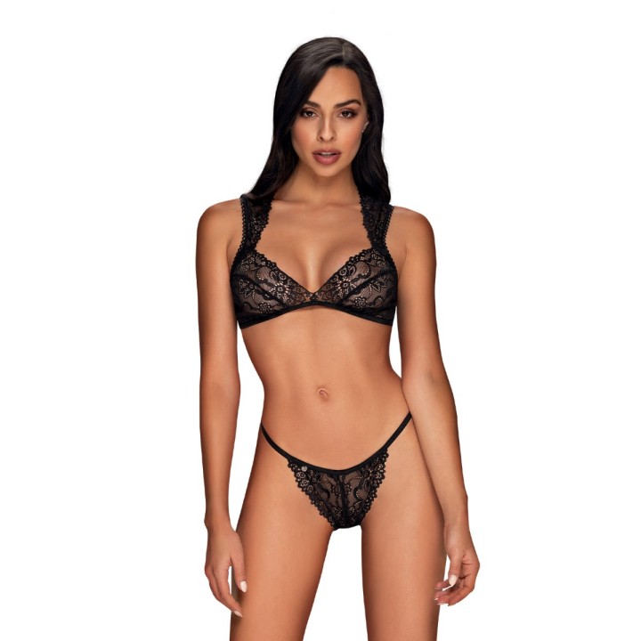 Elisetta 2er Set Schwarz von Obsessive | Fesselliebe.de
