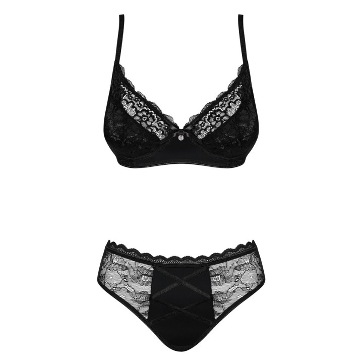 Elisetta 2er Set Schwarz von Obsessive | Fesselliebe.de