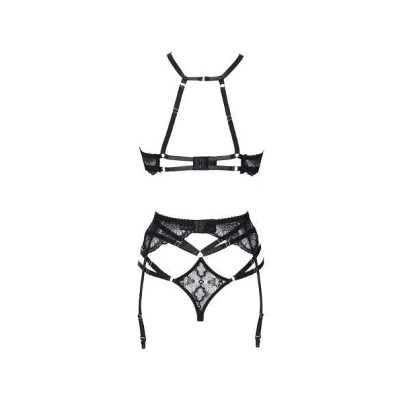 Natasha 3er Set schwarz von Beauty Night Fashion kaufen | Fesselliebe