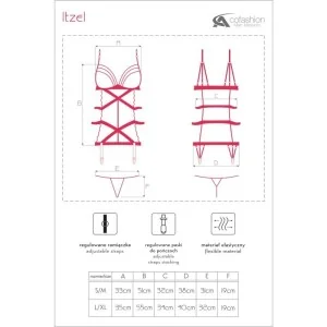 Itzel Strapshemdchen Schwarz von Cofashion Lingerie