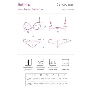 Brittany BH-Set Schwarz von Cofashion Lingerie