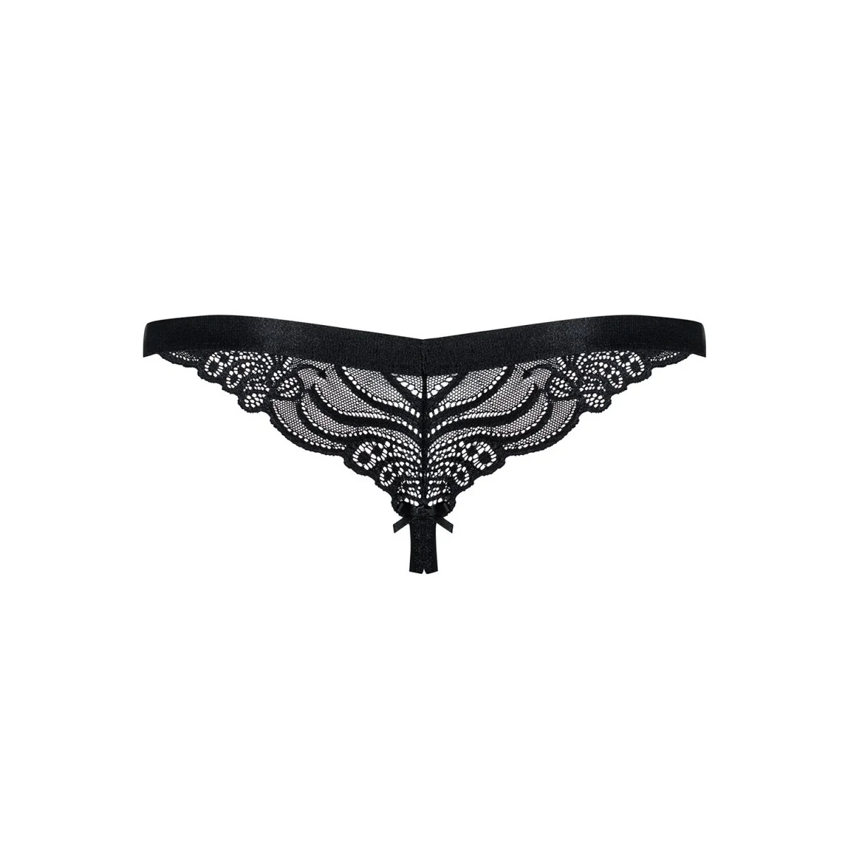 Offener Schritt Tanga schwarz 828-Thc-1 von Obsessive kaufen | Fesselliebe