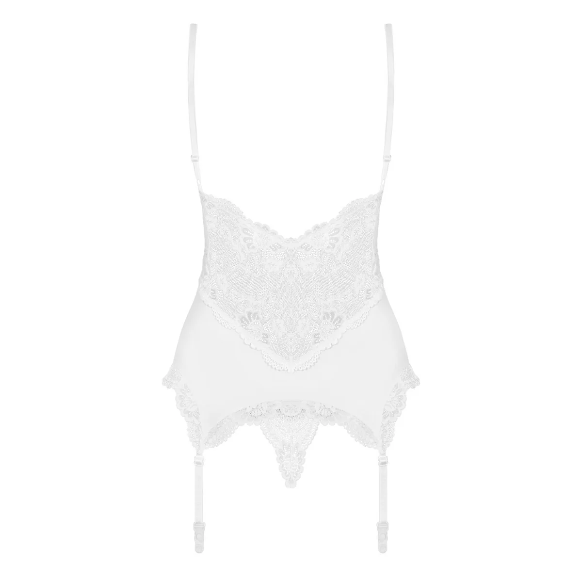 Korsett & Tanga weiß 810-Cor-2 von Obsessive kaufen | Fesselliebe