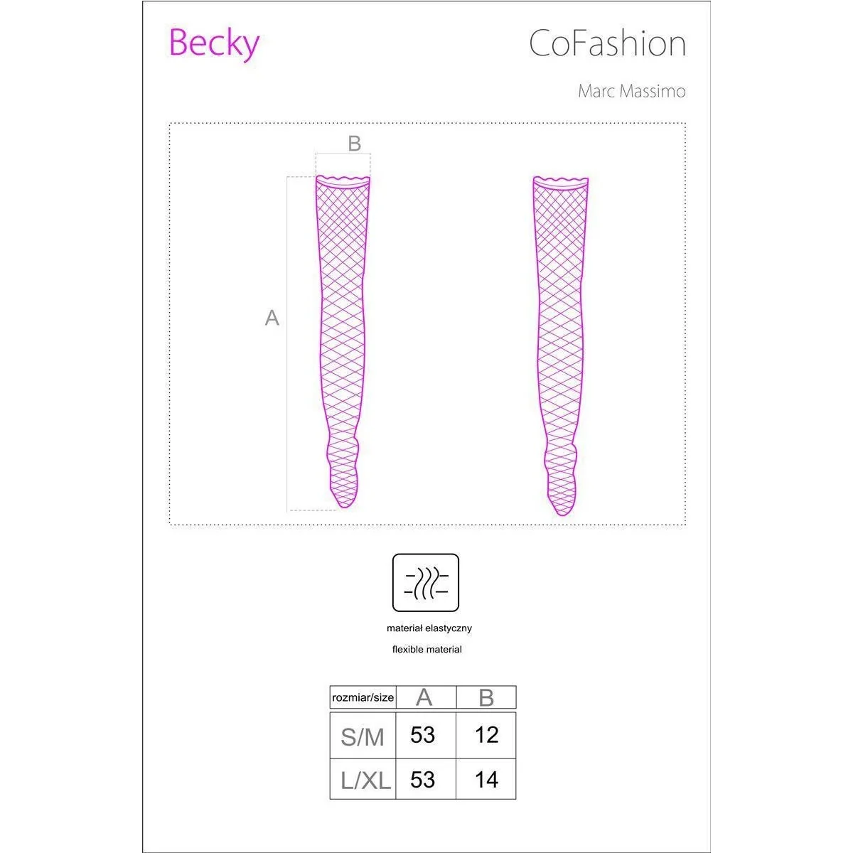 Becky Strapsstrümpfe Schwarz von Cofashion Lingerie | Fesselliebe.de