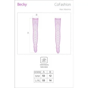 Becky Strapsstrümpfe Schwarz von Cofashion Lingerie