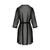 Diva Peignoir Schwarz von Casmir | Fesselliebe.de