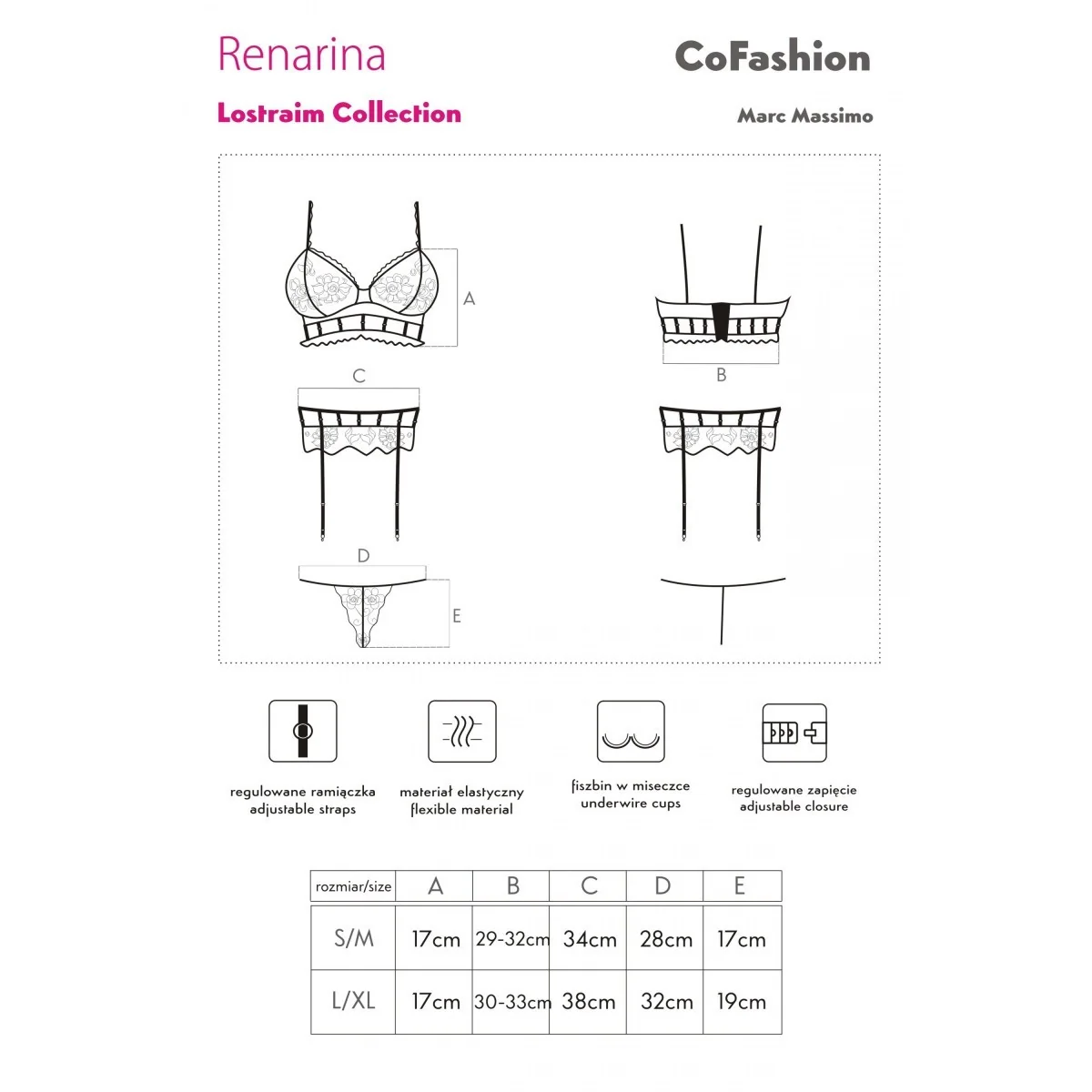 Renarina Set Schwarz von CoFashion Lingerie kaufen | Fesselliebe