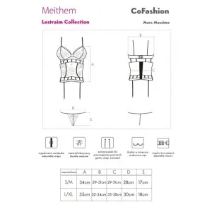 Meithem Strapscorsage Schwarz von Cofashion Lingerie