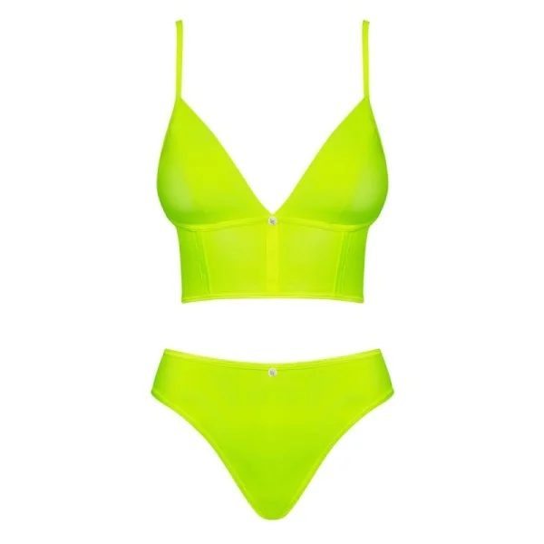 Neonia Top & Höschen Yellow von Obsessive | Fesselliebe.de