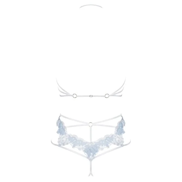 Deilana 2er Set blau mit offenen Cups von Obsessive kaufen | Fesselliebe