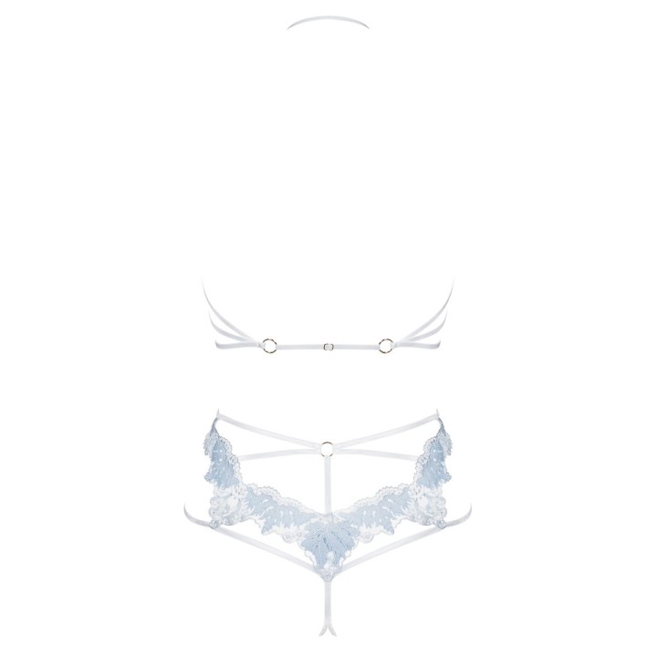 Deilana 2er Set Blau mit Offenen Cups von Obsessive | Fesselliebe.de