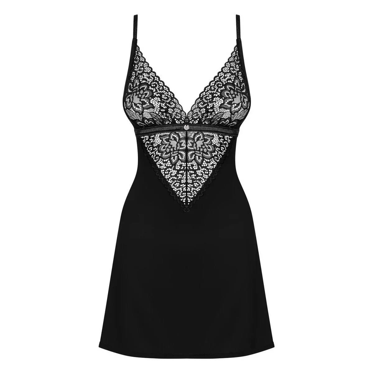 Cecilla Chemise & Tanga schwarz von Obsessive kaufen | Fesselliebe