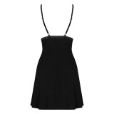 Cecilla Chemise & Tanga Schwarz von Obsessive | Fesselliebe.de