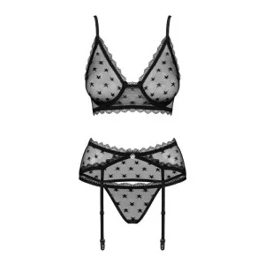 Astralya 3er Set Schwarz von Obsessive