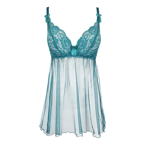 Babydoll & String grün V-9709 von Axami kaufen | Fesselliebe