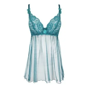 Babydoll & String Grün V-9709 von Axami