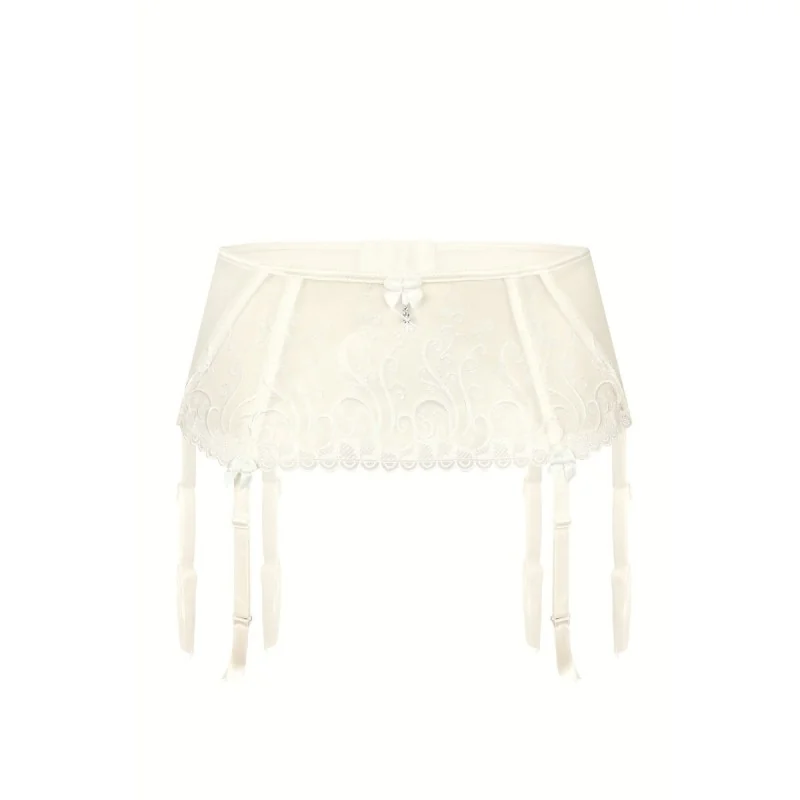 Anuk Strumpfgürtel Ekru von Róza kaufen | Fesselliebe