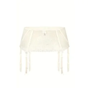 Anuk Strumpfgürtel Ekru von Róza | Fesselliebe.de