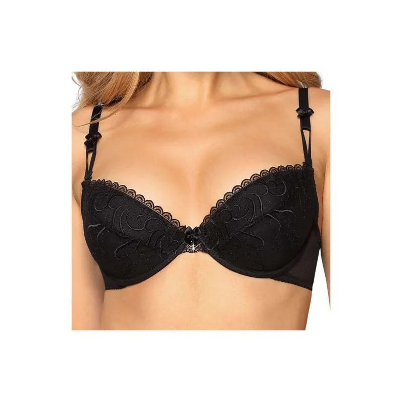 Anuk Push-Up BH schwarz von Róza kaufen | Fesselliebe