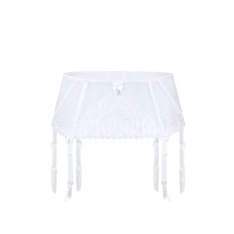 Anuk Strumpfgürtel Weiss von Róza kaufen | Fesselliebe 2