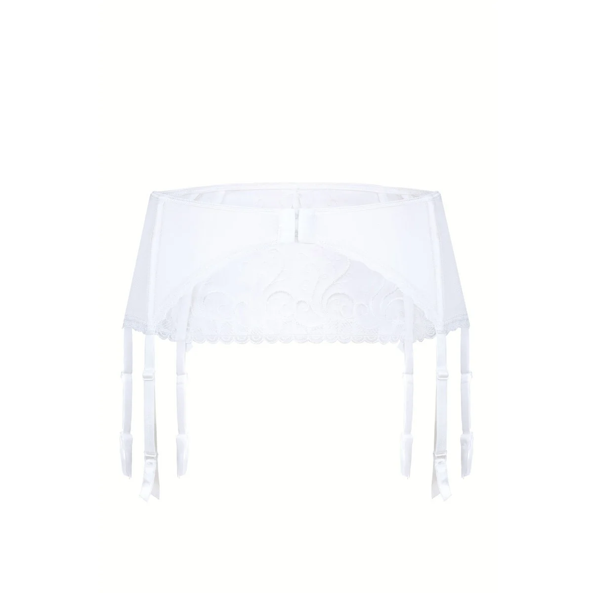 Anuk Strumpfgürtel Weiss von Róza kaufen | Fesselliebe